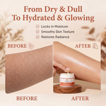 Vitality Extracts Morning Glow Essential Oil Balm - Daily Skin Hydration with Beeswax & Vitamin E for All Skin Types, 2 oz Avelisse