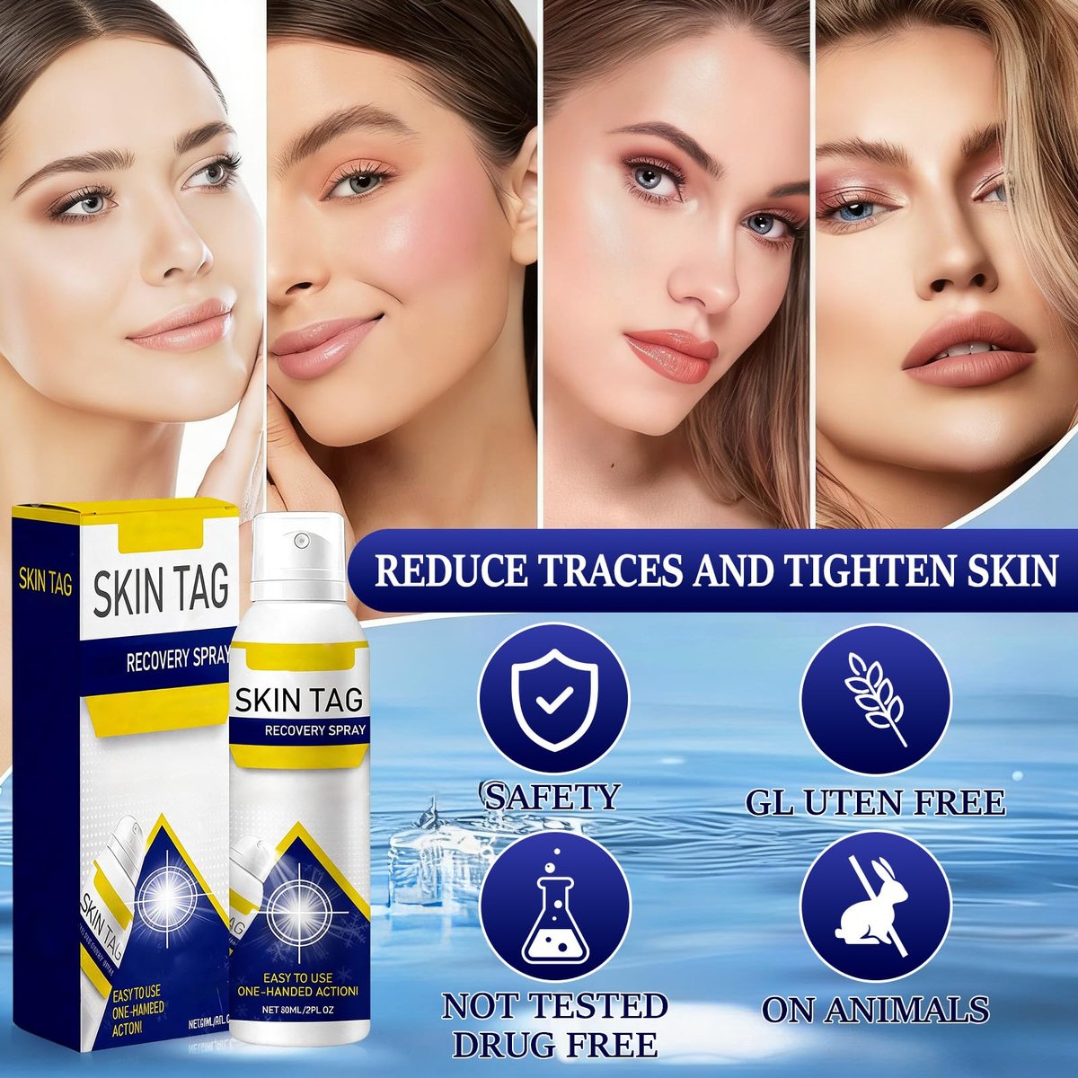 huatinent 2PCS Chill Bump Renewal Spray – Advanced Salicylic Acid Body Spray 2%, Natural Skin Spray 60ml, for All Skin Types - görsel 11