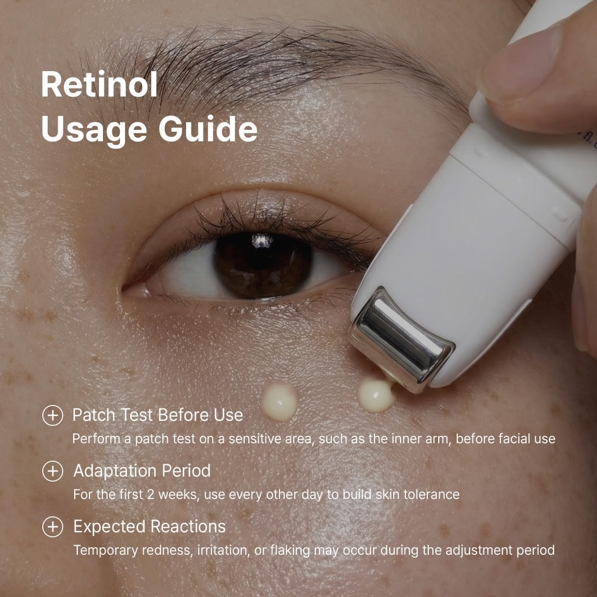 Dr.Althea Retinol Flat Iron Eye Roller | Face Lift Serum with Gua Sha Roller | Antiaging Care with Madecassoside & Centella & Hyaluronic Acid | Vegan Korean Skincare, 0.84 fl oz Avelisse