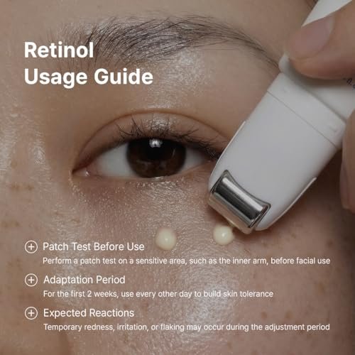 Dr.Althea Retinol Flat Iron Eye Roller | Face Lift Serum with Gua Sha Roller | Antiaging Care with Madecassoside & Centella & Hyaluronic Acid | Vegan Korean Skincare, 0.84 fl oz Avelisse