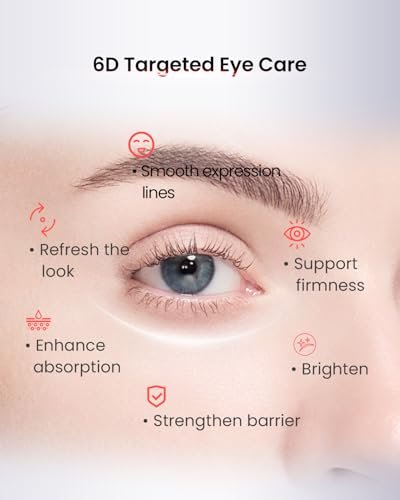 AMIRO 2-in-1 Red Light Eye Cream with Built-In Microcurrent Massager, PDRN Peptide Under Eye Treatment for Puffy, Tired-Looking Eyes, Hydrated & Firmer-Looking Skin, 1.06 oz Avelisse