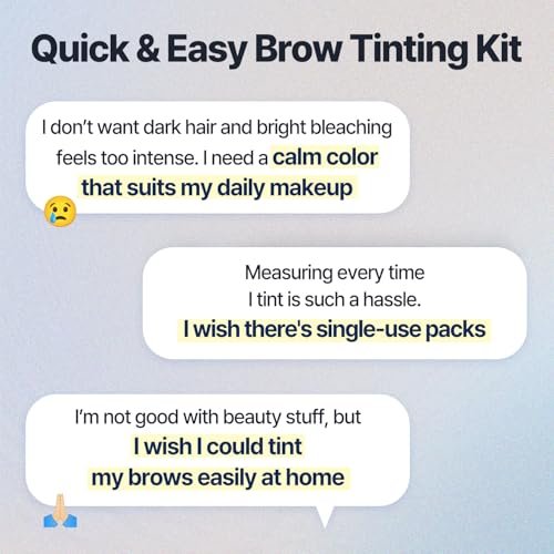 COSNORI Easy Brow Mood Changer Cloud Taupe – At-Home Brow Tinting Kit for Natural-Looking Soft Ash Brown Brows (5 Applications) Avelisse