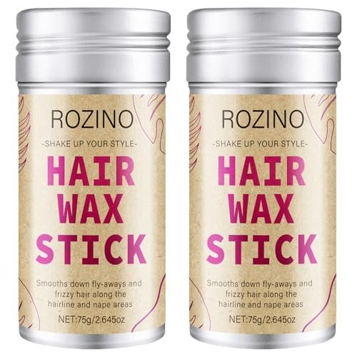 Hair Wax Stick for Flyaways Control & Styling Pomade, 2-Pack Non-Greasy Slick Stick for Women, Kids & Men – Tame Frizz, Sleek Ponytails & Buns, Nourishing Travel-Friendly Hair Wax - görsel 2