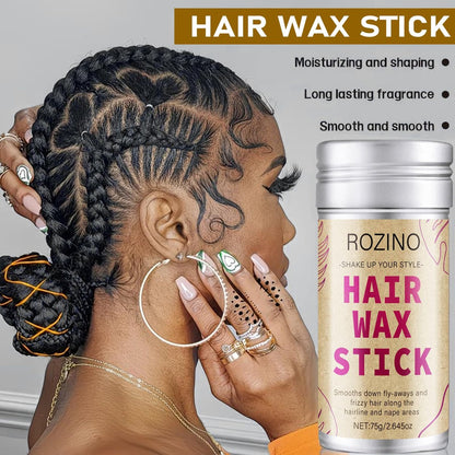 Hair Wax Stick for Flyaways Control & Styling Pomade, 2-Pack Non-Greasy Slick Stick for Women, Kids & Men – Tame Frizz, Sleek Ponytails & Buns, Nourishing Travel-Friendly Hair Wax