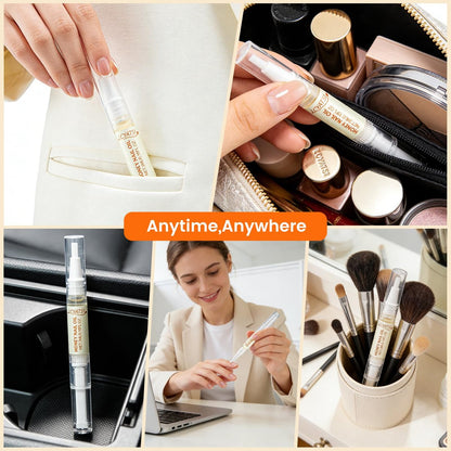Honey Nail Oil Treatment for Growth and Strength - Cuticle Oil Pen to Nourish, Moisturize and Repair Dry, Brittle, Peeling and Damaged Nails Avelisse