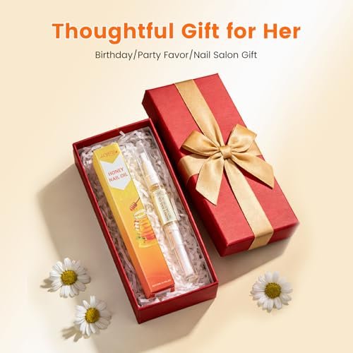 Honey Nail Oil Treatment for Growth and Strength - Cuticle Oil Pen to Nourish, Moisturize and Repair Dry, Brittle, Peeling and Damaged Nails Avelisse