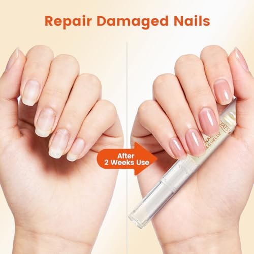 Honey Nail Oil Treatment for Growth and Strength - Cuticle Oil Pen to Nourish, Moisturize and Repair Dry, Brittle, Peeling and Damaged Nails Avelisse