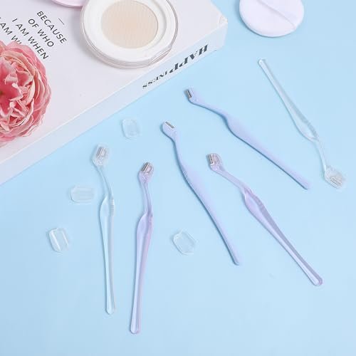 HJZHII 6 Pcs Eyebrow Razor for Women - Mini Eyebrow Trimmer with Precision Cover, Small Face Razor for Lip Hair Removal & Eyebrow Shaping Avelisse