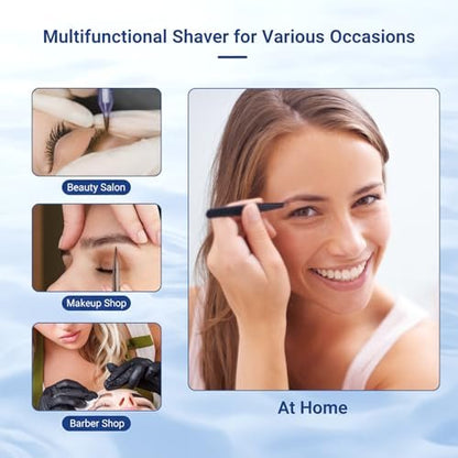 HJZHII 6 Pcs Eyebrow Razor for Women - Mini Eyebrow Trimmer with Precision Cover, Small Face Razor for Lip Hair Removal & Eyebrow Shaping Avelisse
