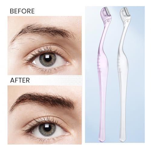 HJZHII 6 Pcs Eyebrow Razor for Women - Mini Eyebrow Trimmer with Precision Cover, Small Face Razor for Lip Hair Removal & Eyebrow Shaping Avelisse