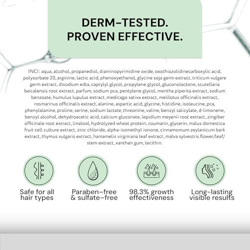 YBERA VELLO Serum for Thinning Hair with ALFA-LACTOBABY Technology – Scalp Serum for Hair Growth & Anti Hair Loss for Men and Women (3 Fl Oz) Avelisse