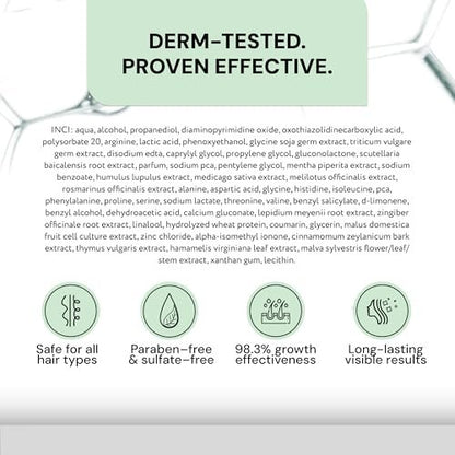 YBERA VELLO Serum for Thinning Hair with ALFA-LACTOBABY Technology – Scalp Serum for Hair Growth & Anti Hair Loss for Men and Women (3 Fl Oz) Avelisse