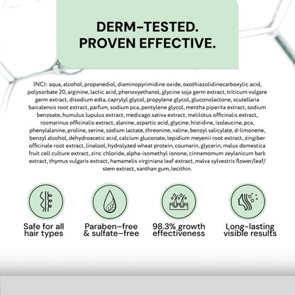 YBERA VELLO Serum for Thinning Hair with ALFA-LACTOBABY Technology – Scalp Serum for Hair Growth & Anti Hair Loss for Men and Women (3 Fl Oz) Avelisse