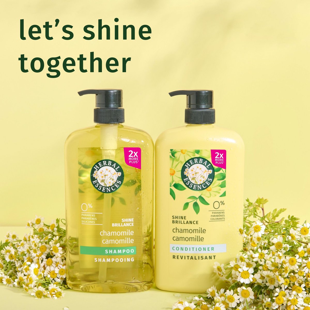 Herbal Essences Chamomile Shine Conditioner, 33.8 fl oz - Silky, Shiny Hair - görsel 15