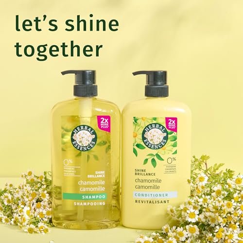 Herbal Essences Chamomile Shine Conditioner, 33.8 fl oz - Silky, Shiny Hair - görsel 16