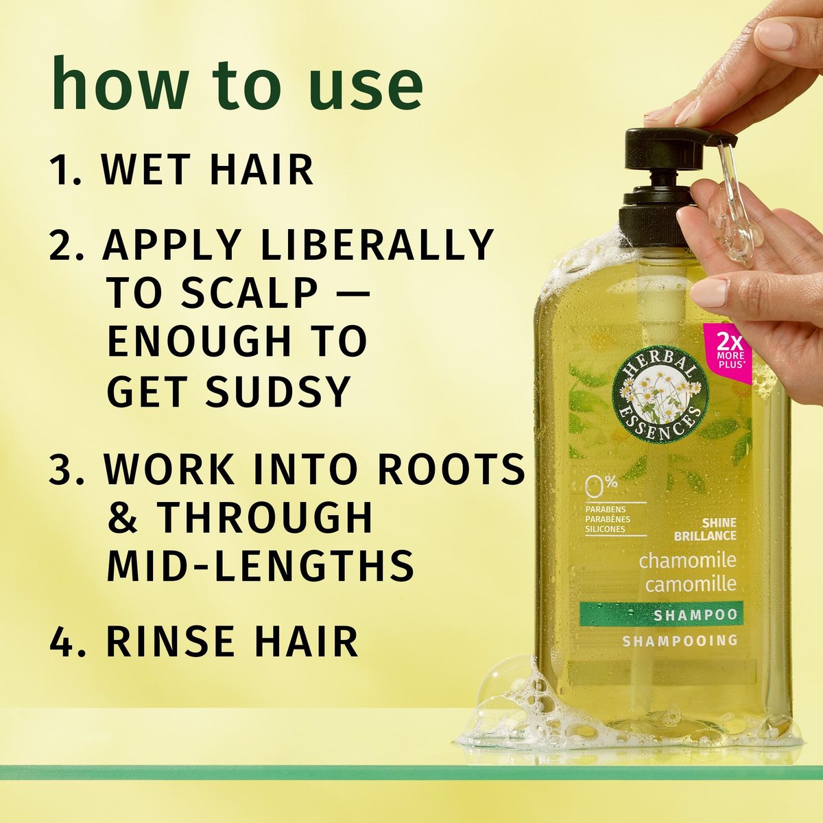 Herbal Essences Shine Collection Shampoo, 33.8 fl oz - Volumizing & Moisturizing - görsel 13