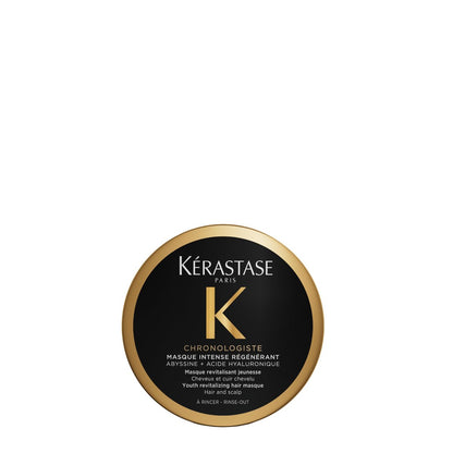 KÉRASTASE Chronologiste Travel Size Masque Intense Régénérant - Revitalizing Youth Mask for Hair Weakened by Signs of Aging, Hydrating, Infused with Hyaluronic Acid & Abyssine, 2.5 Fl Oz
