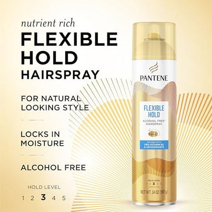 Pantene Alcohol-Free Flexible Hold Hairspray Level 3, 14 oz