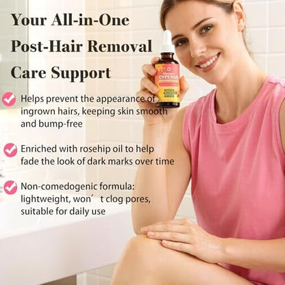 Natural Cyperus Rotundus Oil | Reducing Body Hair Growth & Hair Growth Inhibitor for Women & Men | Hair Removal Oil, Slows Unwanted Hair on Body | Soothes Skin, Suitable for All Skin Types | 60ml Avelisse
