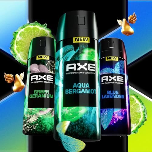 AXE Aluminum-Free Deodorant Travel Size Body Spray 3-Pack Aqua Bergamot 72 Hour Odor Protection Juniper + Sage 1 Oz Each Avelisse