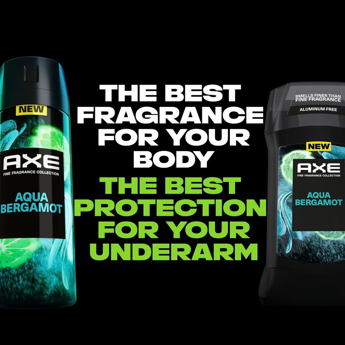 AXE Aluminum-Free Deodorant Travel Size Body Spray 3-Pack Aqua Bergamot 72 Hour Odor Protection Juniper + Sage 1 Oz Each Avelisse