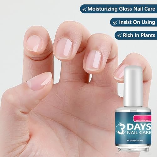 3 PCS 3 Days Nail Care with Keratin Amino Acid – Strengthening & Hydrating Treatment for Dry, Weak, Fragile Nails (16ml Each) Avelisse