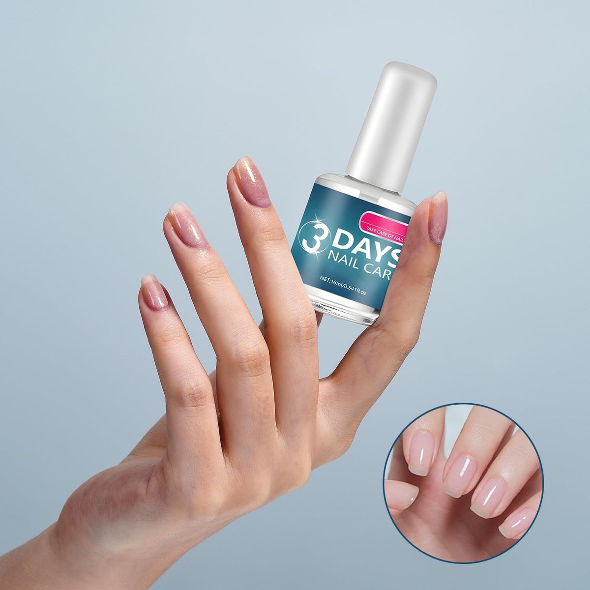 2 PCS 3 Days Nail Care – Keratin Amino Acid Formula for Strengthening & Hydration, Treatment for Dry, Weak, Fragile Nails - görsel 3