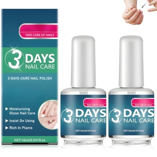 2 PCS 3 Days Nail Care – Keratin Amino Acid Formula for Strengthening & Hydration, Treatment for Dry, Weak, Fragile Nails - görsel 2