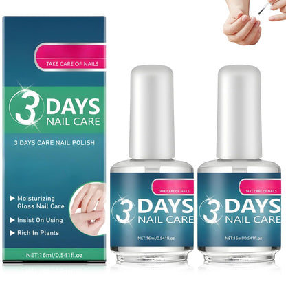 2 PCS 3 Days Nail Care – Keratin Amino Acid Formula for Strengthening & Hydration, Treatment for Dry, Weak, Fragile Nails