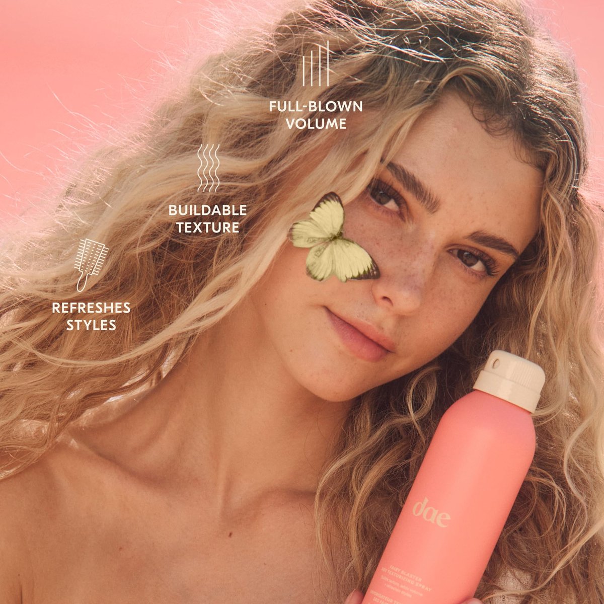 DAE Fairy Blaster Dry Texturizing Spray - Oil Absorption, Volume & Style Refresh (6.6 oz) Avelisse