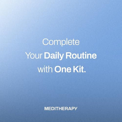MEDITHERAPY Gentle Boost Kit – Korean Skin Care Set with Retinal & Hyaluronic Acid Serum & Squalane Moisturizer, Anti-Aging & Hydrating Routine, Beginner-Friendly Avelisse