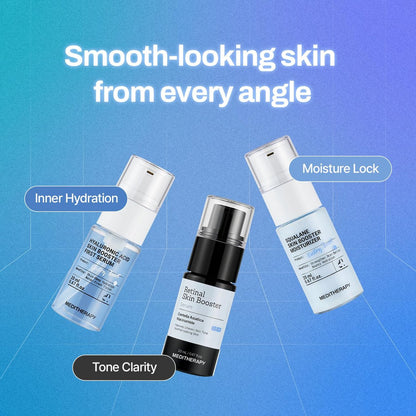MEDITHERAPY Gentle Boost Kit – Korean Skin Care Set with Retinal & Hyaluronic Acid Serum & Squalane Moisturizer, Anti-Aging & Hydrating Routine, Beginner-Friendly Avelisse