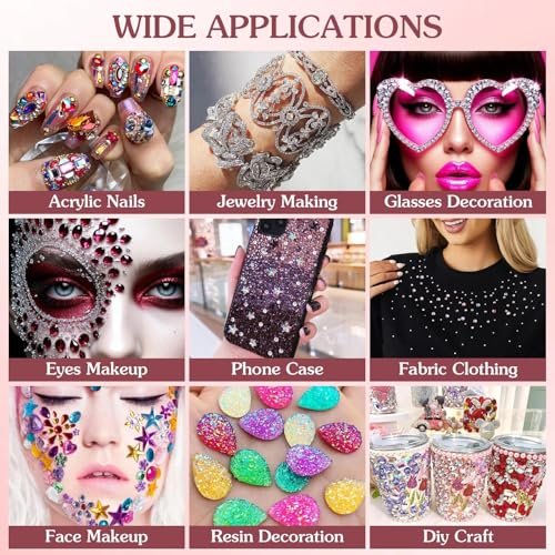 3-Pack Transparent Face Makeup Glue for Rhinestones, Waterproof Body Glue for Cosplay, Wig, Eyelashes & Hair Gems – Gentle Skin Adhesive for Women - görsel 18
