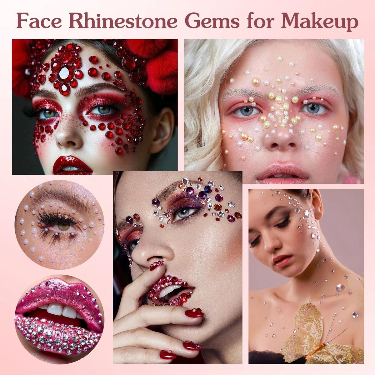 3-Pack Transparent Face Makeup Glue for Rhinestones, Waterproof Body Glue for Cosplay, Wig, Eyelashes & Hair Gems – Gentle Skin Adhesive for Women - görsel 15