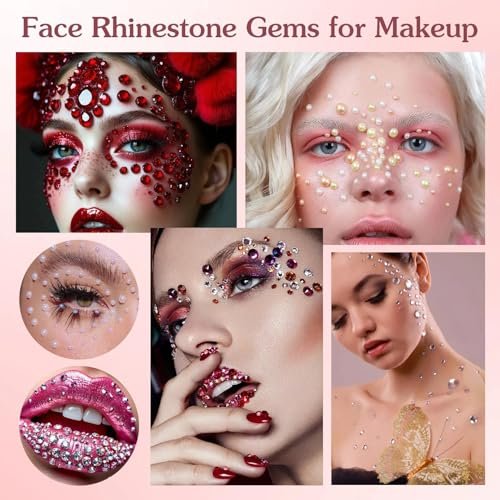 3-Pack Transparent Face Makeup Glue for Rhinestones, Waterproof Body Glue for Cosplay, Wig, Eyelashes & Hair Gems – Gentle Skin Adhesive for Women - görsel 16