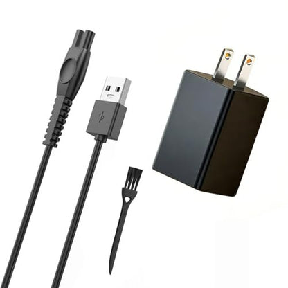 5V Charger Compatible with Philips Norelco MG3919, MG3939, MG5900, MG5910, MG7900, MG7910, BG5495, BG7480, MG9525 Replacement Cord for Philips Series 3000 5000 7000 9000 Multigroom Trimmer Charging Cable