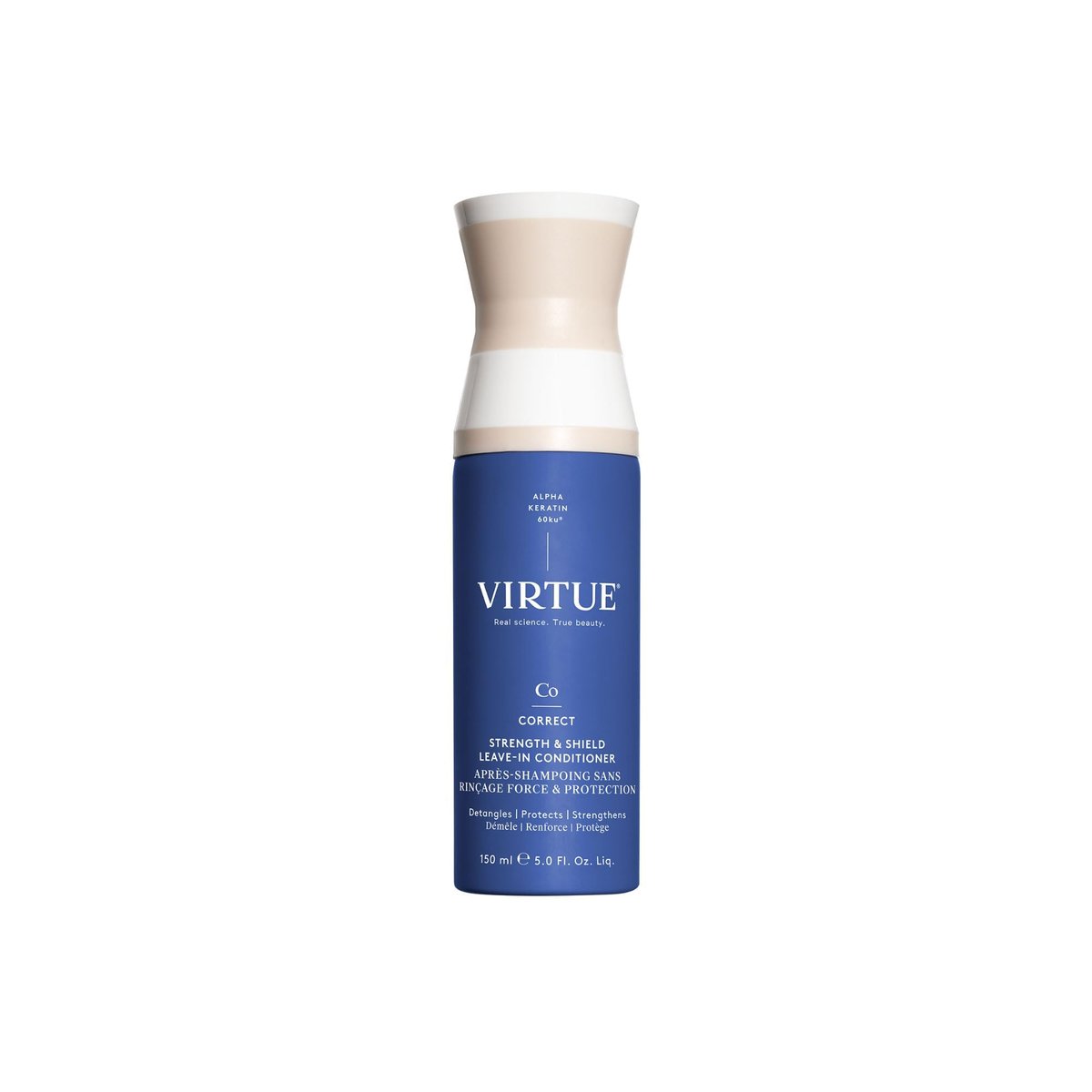 VIRTUE Strength and Shield Leave-In Conditioner – Detangling & Strengthening Treatment for All Hair Types, Color Safe, 5 Fl Oz Avelisse