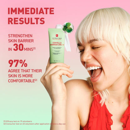 Erborian Centella Barrier Cream - Recovery Balm for Dry & Sensitive Skin, Deep Ceramide Moisturizer, Calms & Repairs Texture, Korean Skincare Avelisse