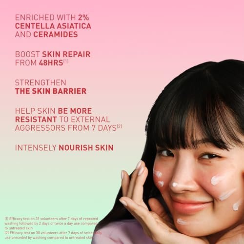 Erborian Centella Barrier Cream - Recovery Balm for Dry & Sensitive Skin, Deep Ceramide Moisturizer, Calms & Repairs Texture, Korean Skincare Avelisse