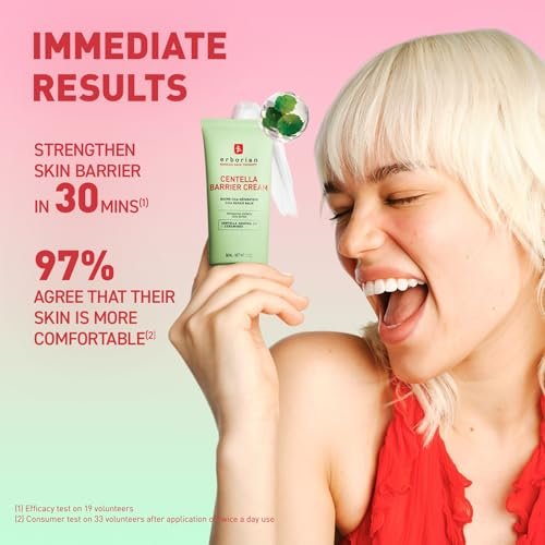 Erborian Centella Barrier Cream - Recovery Balm for Dry & Sensitive Skin, Deep Ceramide Moisturizer, Calms & Repairs Texture, Korean Skincare Avelisse