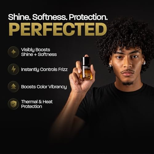 BASED Hair Elixir - Weightless Shine Serum with Heat Protection, Controls Frizz & Flyaways, Nourishes with Meadowfoam & Mongongo Oils, Non-Toxic Formula for All Hair Types (1 Fl Oz) Avelisse