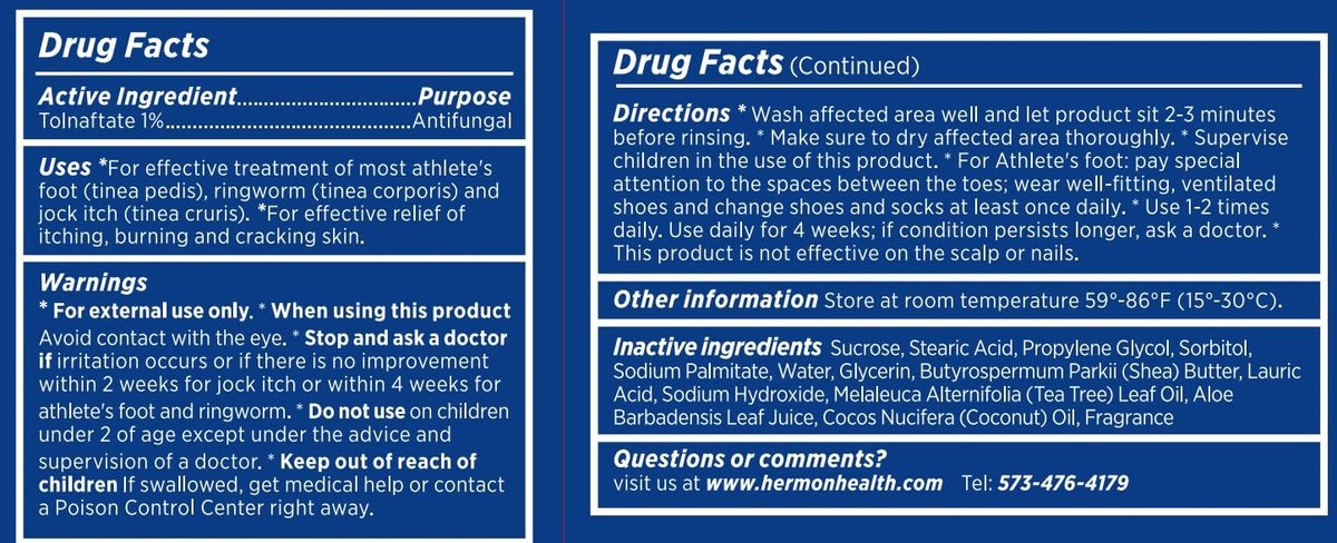 Hermon Tinea Versicolor Soap 2 Bars - Clinically Proven Multi-Functional Treatment for Tinea Versicolor, Athlete's Foot, Jock Itch, Ringworm - Fast Acting, Soothes, Cleanses, and Restores Skin Health Avelisse
