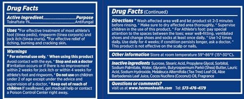 Hermon Tinea Versicolor Soap 2 Bars - Clinically Proven Multi-Functional Treatment for Tinea Versicolor, Athlete's Foot, Jock Itch, Ringworm - Fast Acting, Soothes, Cleanses, and Restores Skin Health Avelisse