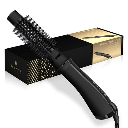Hot Air Brush for All Hair Types – Ionic Blow Dryer & Styler with Simple 2 Heat/2 Speed Controls, Ceramic Titanium Anti-Frizz Barrel, 1000W Fast Volumizing & Smoothing Avelisse