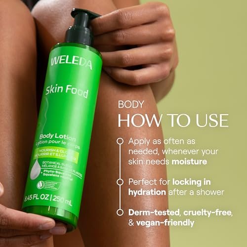 Weleda Skin Food Body Lotion – Intensive Moisture for Dry Skin, 8.45 Fl Oz - görsel 11