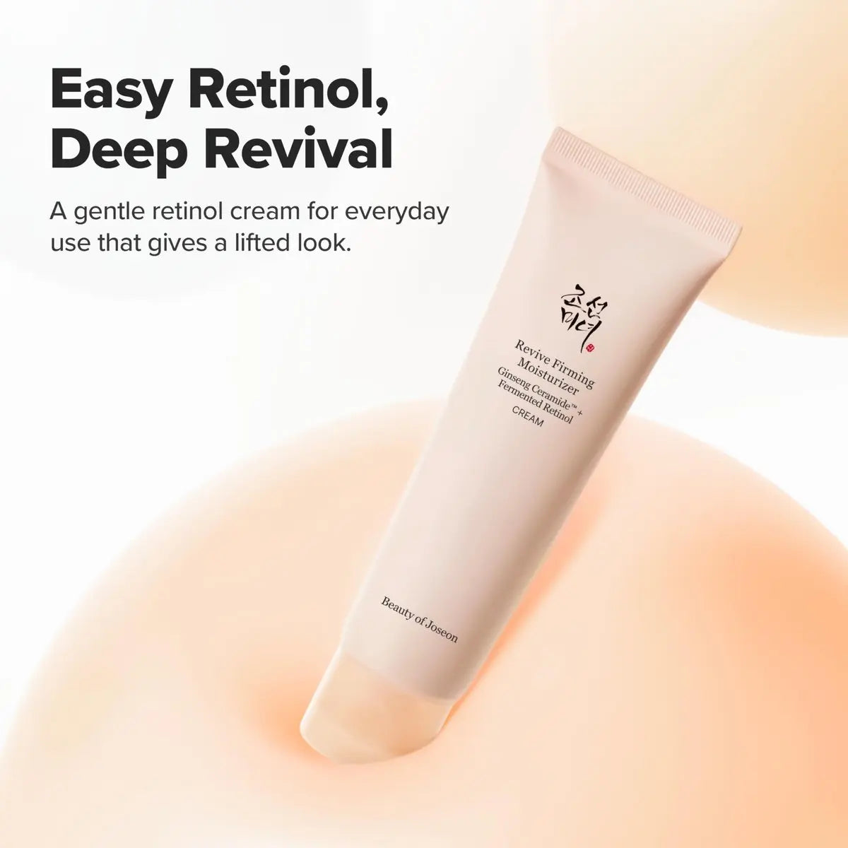 Beauty of Joseon Revive Firming Moisturizer - Ginseng Ceramide + Fermented Retinol for Dry, Sensitive Skin - Korean Skincare for Women and Men, 60ml (2.02 fl.oz.) Avelisse