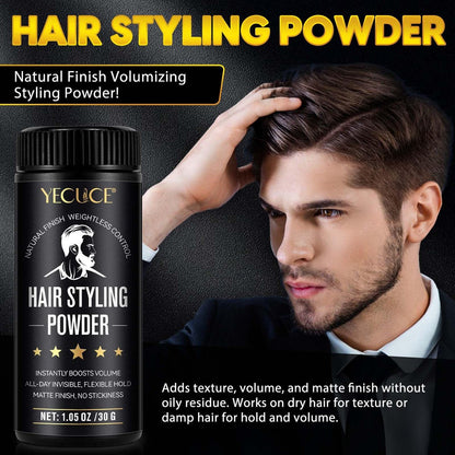 Yecuce Hair Powder for Men 2-Pack – Volumizing Texture Powder for All Hair Types, Natural Matte Finish, Non-Oily, 2.1 oz Total Avelisse