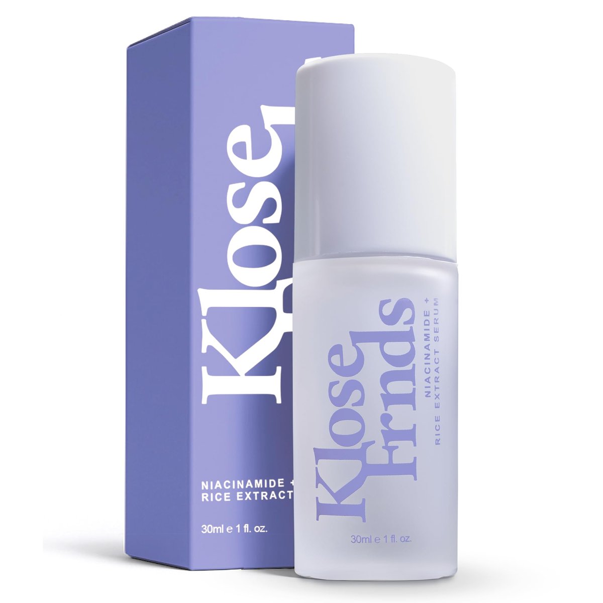 Niacinamide & Rice Extract Facial Serum – Hydrating Glow Serum with Hyaluronic Acid, Centella, and Licorice for Smooth Texture, Daily Radiance, and Healthy Skin Barrier Support - 1 fl oz Avelisse