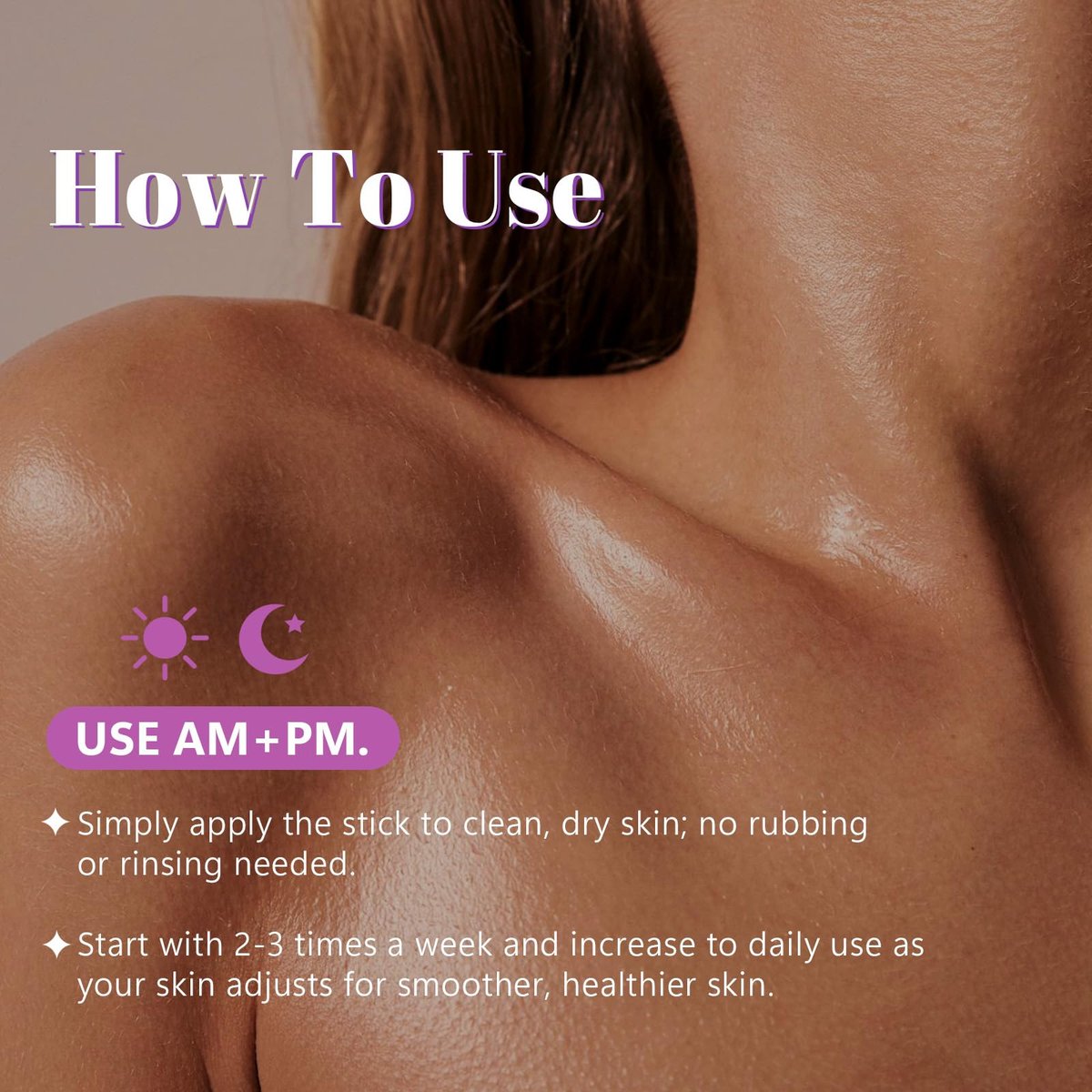 Glycolic Acid Exfoliating Body Stick – 7% AHA & 0.5% BHA Solid Exfoliator for Rough, Bumpy Skin, KP & Dark Spots – No Mess, No Rinse – with Shea Butter - görsel 13