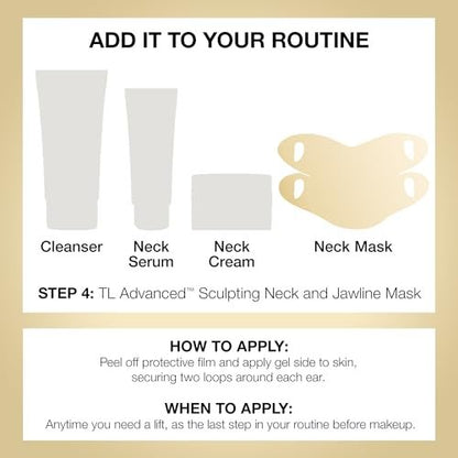 StriVectin TL Advanced Sculpting Neck & Jawline Mask - Single-Use Hydrogel Mask for Firmer, More Contoured Neck & Jawline Avelisse